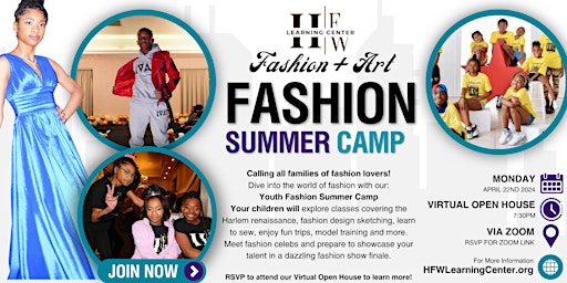 Primaire afbeelding van HFW Fashion Summer Camp | Open House