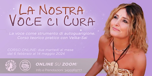 Immagine principale di Corso online di Nada Yoga • "La Nostra Voce ci Cura" con Velka-Sai 