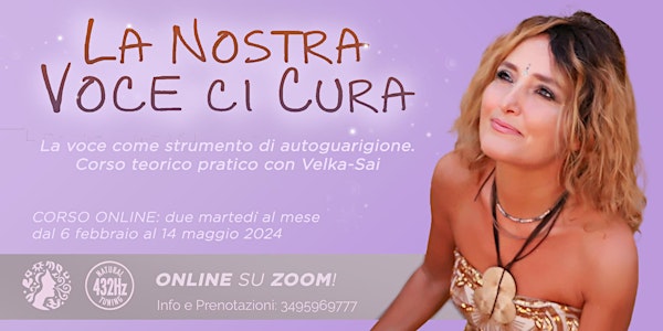 Corso online di Nada Yoga • "La Nostra Voce ci Cura" con Velka-Sai