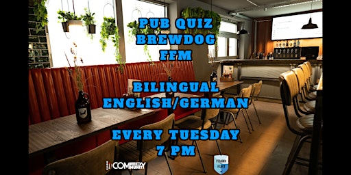 Imagen principal de Comedy Pub Quiz / Pub Trivia in BrewDog Frankfurt