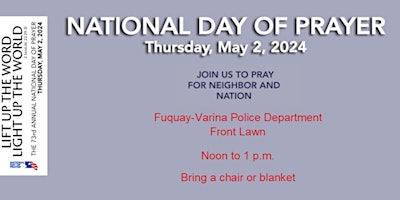 Immagine principale di National Day of Prayer - Fuquay-Varina Observance 