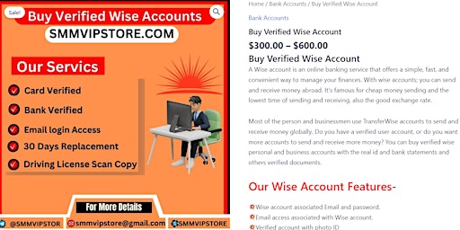 Hauptbild für Buy Verified Wise Accounts - both old and ne