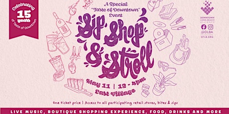 Sip, Shop & Stroll: A Special Taste of Downtown Event