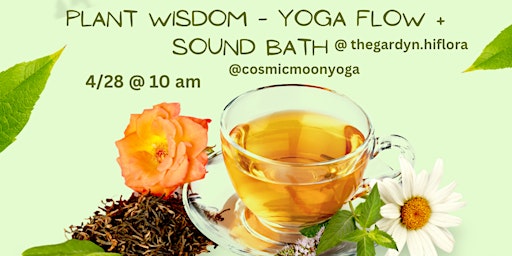 Imagem principal do evento Plant Wisdom - Yoga Flow + Sound Bath