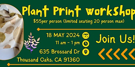 Plant Print Workshop