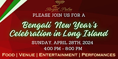 Image principale de Bengali New Year's Celebration In Long Island