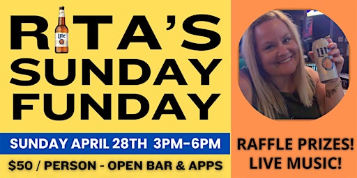 Hauptbild für Rita's Sunday Funday Fundraiser!