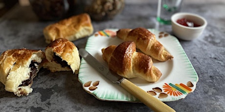 Baking Pain au chocolate and croissants