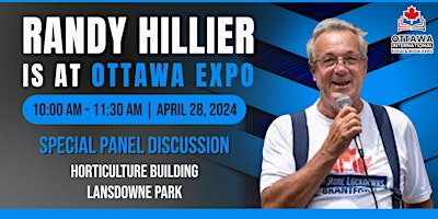 Primaire afbeelding van Randy Hillier: Ottawa International Food and Book Expo | Panel Discussion