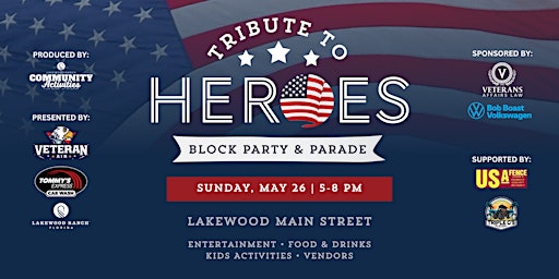 Sponsors+ Vendors - 2024 LWR Tribute to Heroes Parade primary image