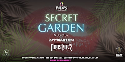 Hauptbild für Unlock the Secret Garden: Doors Open at 10 PM in Miami!