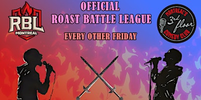 Roast Battle Montreal | RBL | 3rd Floor Comedy Club primary image