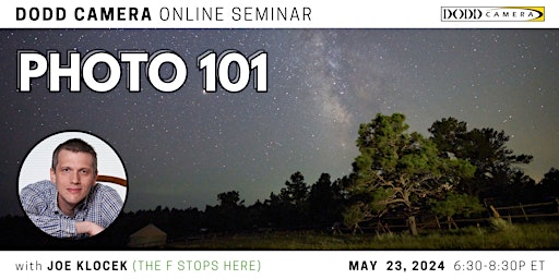Photo 101 - An online seminar by Dodd Camera and Joe Klocek primary image