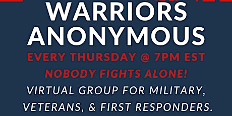 Cohen Warriors Anonymous Support Group - Hybrid ( Virtual or In-Person)