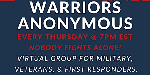 Cohen Warriors Anonymous Support Group - Hybrid ( Virtual or In-Person) primary image