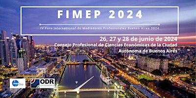 Primaire afbeelding van IV Foro Internacional de Mediadores Profesionales Buenos Aires 2024 -