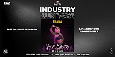 Papi Aprieta Release Party: Join Fiamma at Pilo's Tequila Garden! primary image