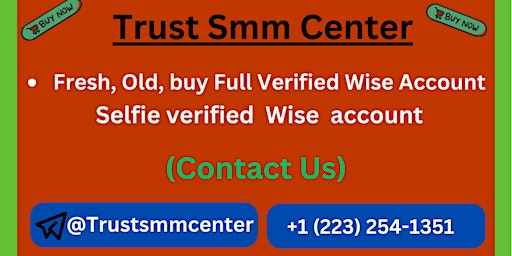 Primaire afbeelding van Best Place to Buy Verified Wise Accounts in Whole Online