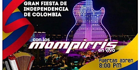 COLOMBIA Independence! Friday July 19th  LOS MOMPIRRIS @ LA TERRAZA ROOFTOP