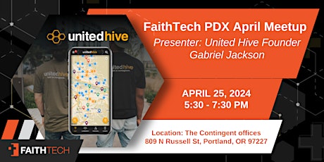 PDX FaithTech April Meetup primary image