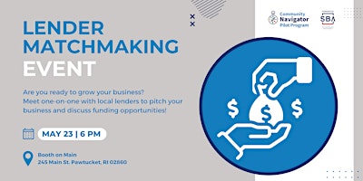 Meet Your Lender: a Loan Matchmaking Event primary image