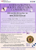Primaire afbeelding van Veteran Women Suicide Prevention Conference