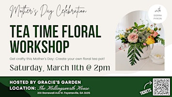 Immagine principale di Tea Time Floral Workshop 