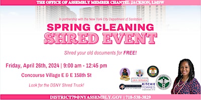 Hauptbild für Spring Cleaning Shred Event
