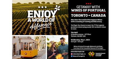 Imagem principal do evento Getaway with Wines of Portugal