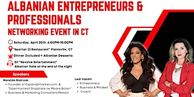 Immagine principale di Albanian Entrepreneurs & Professionals Networking Event in Connecticut 