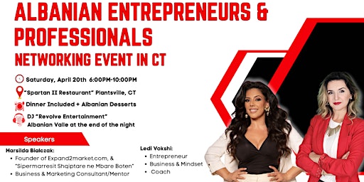 Imagem principal de Albanian Entrepreneurs & Professionals Networking Event in Connecticut