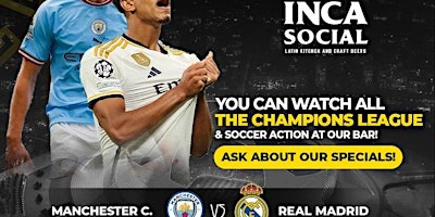 Man City vs Real Madrid - UEFA Champions League Quarter-final #ArlingtonVA primary image