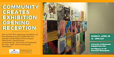 Community Creates Exhibition Opening Reception primary image
