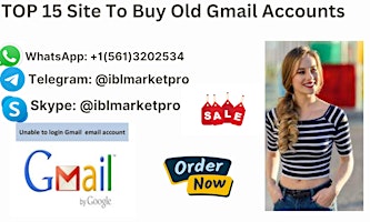 Best Place to Buy Verified Old Gmail  Accounts in Whole Online primary image