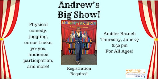 Imagem principal do evento Andrew's Big Show