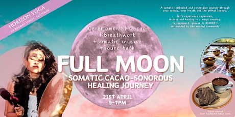 Imagen principal de Somatic Cacao + Sound healing journey (Full Moon season)