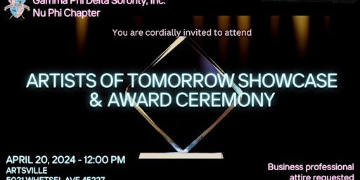 Imagem principal do evento Artist of Tomorrow and Community Service Awards