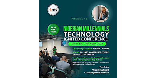Immagine principale di Nigerian Millennials Technology Ignited Conference 