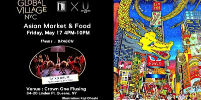 Imagem principal de FREE Event : Dragon Themed Asian Market & food & Japanese Drum: AAPI