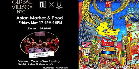 FREE Event : Dragon Themed Asian Market & food & Japanese Drum: AAPI