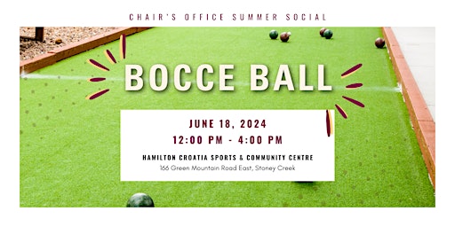 Imagen principal de Chair's Office Summer Social 2024