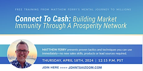 Connect To Cash: Building Market Immunity Through A Prosperity Network