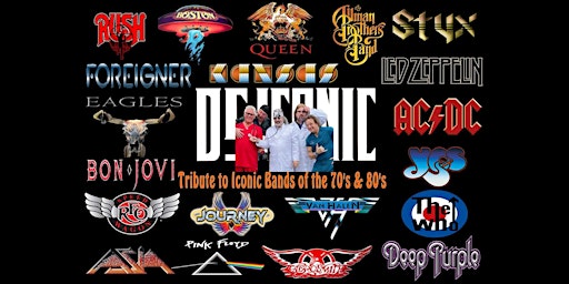 Immagine principale di Dr. Iconic - Tribute to the Iconic Rock Bands of the 70's & 80's 