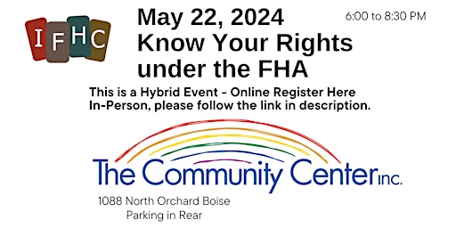 Know Your Rights - Hybrid Event primary image