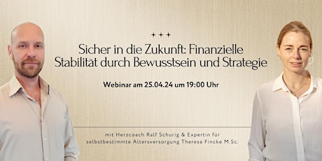 Sicher in die Zukunft: finanzielle Stabilität durch Bewusstsein & Strategie