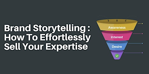 Imagem principal do evento Brand Storytelling Workshop: How To Effortlessly Sell Your Expertise