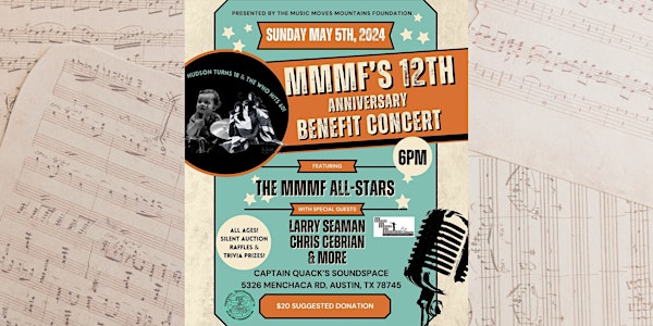 MMMF's 12TH Anniversary Benefit Concert
