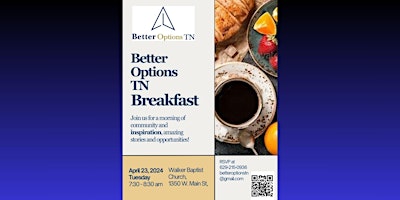 Imagem principal do evento Better Options TN Breakfast