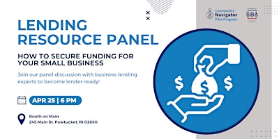 Imagem principal do evento Lending Resource Panel: How to Secure Funding for Your Small Business