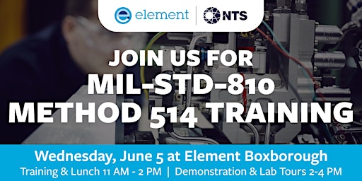 Lunch & Learn: MIL-STD-810 Method 514 primary image
